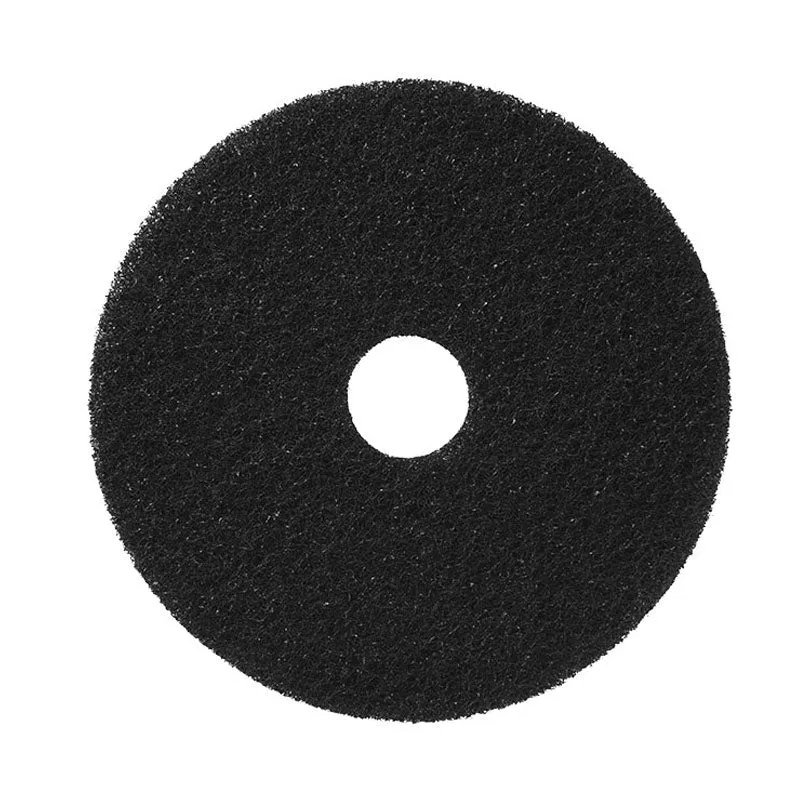 16" Black Floor Stripping Pads - Case of 5