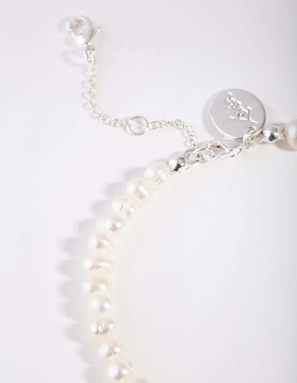 2 Row Round Pearl Anklet