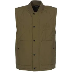 Barbour International Men's Steve McQueen Carcross Gilet Army Green