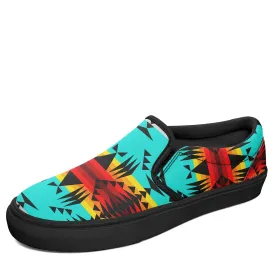 Between the Mountains Otoyimm Kid's Canvas Slip On Shoes