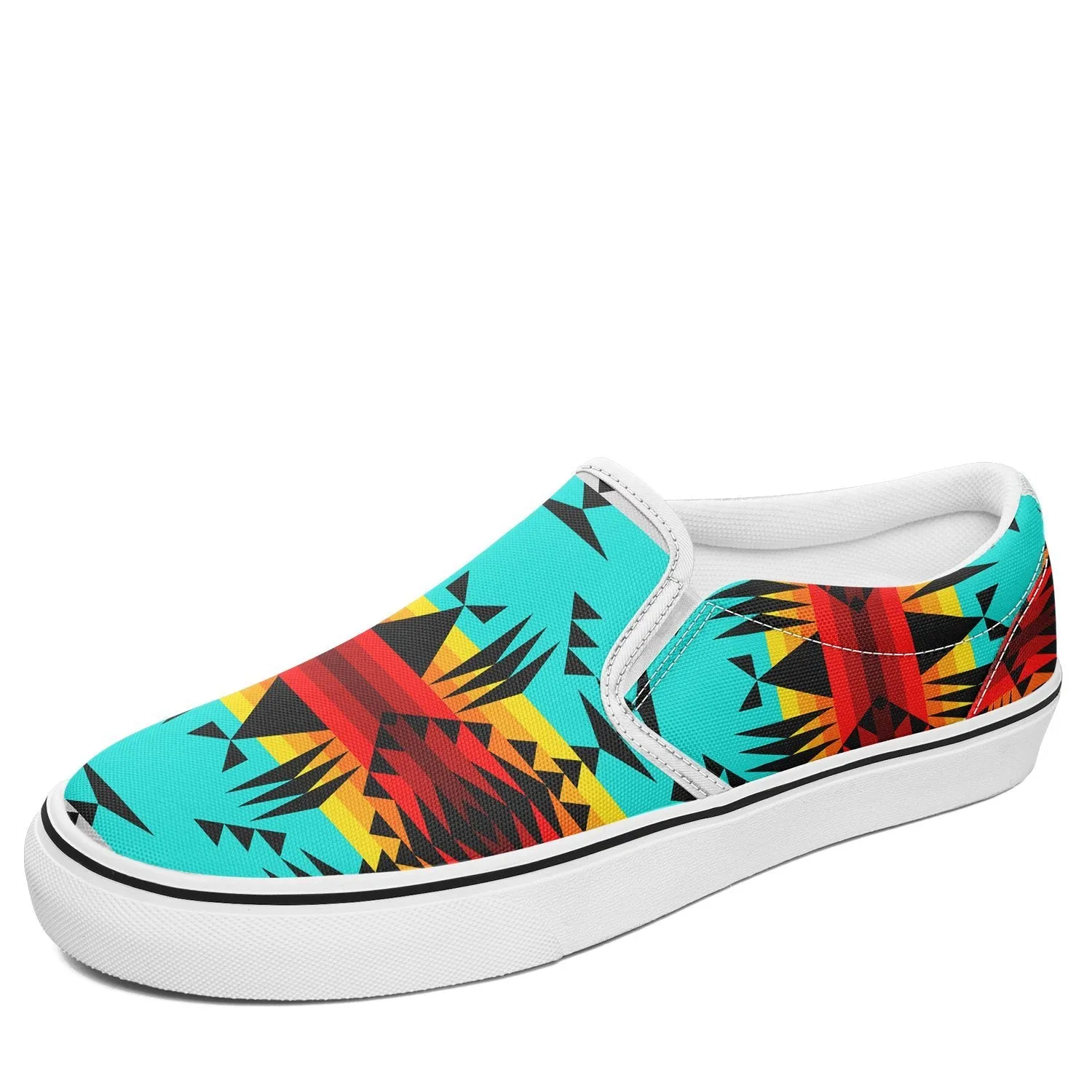 Between the Mountains Otoyimm Kid's Canvas Slip On Shoes