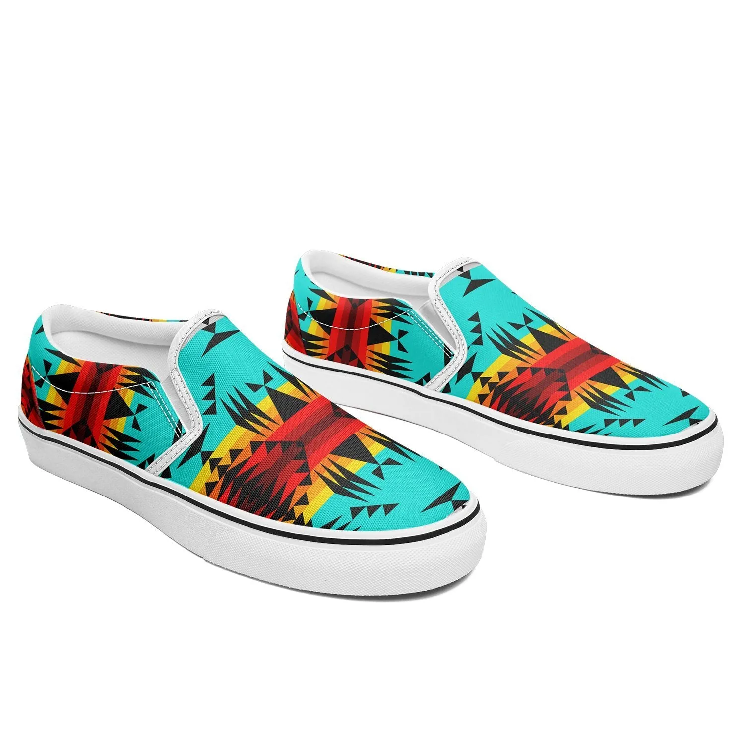 Between the Mountains Otoyimm Kid's Canvas Slip On Shoes