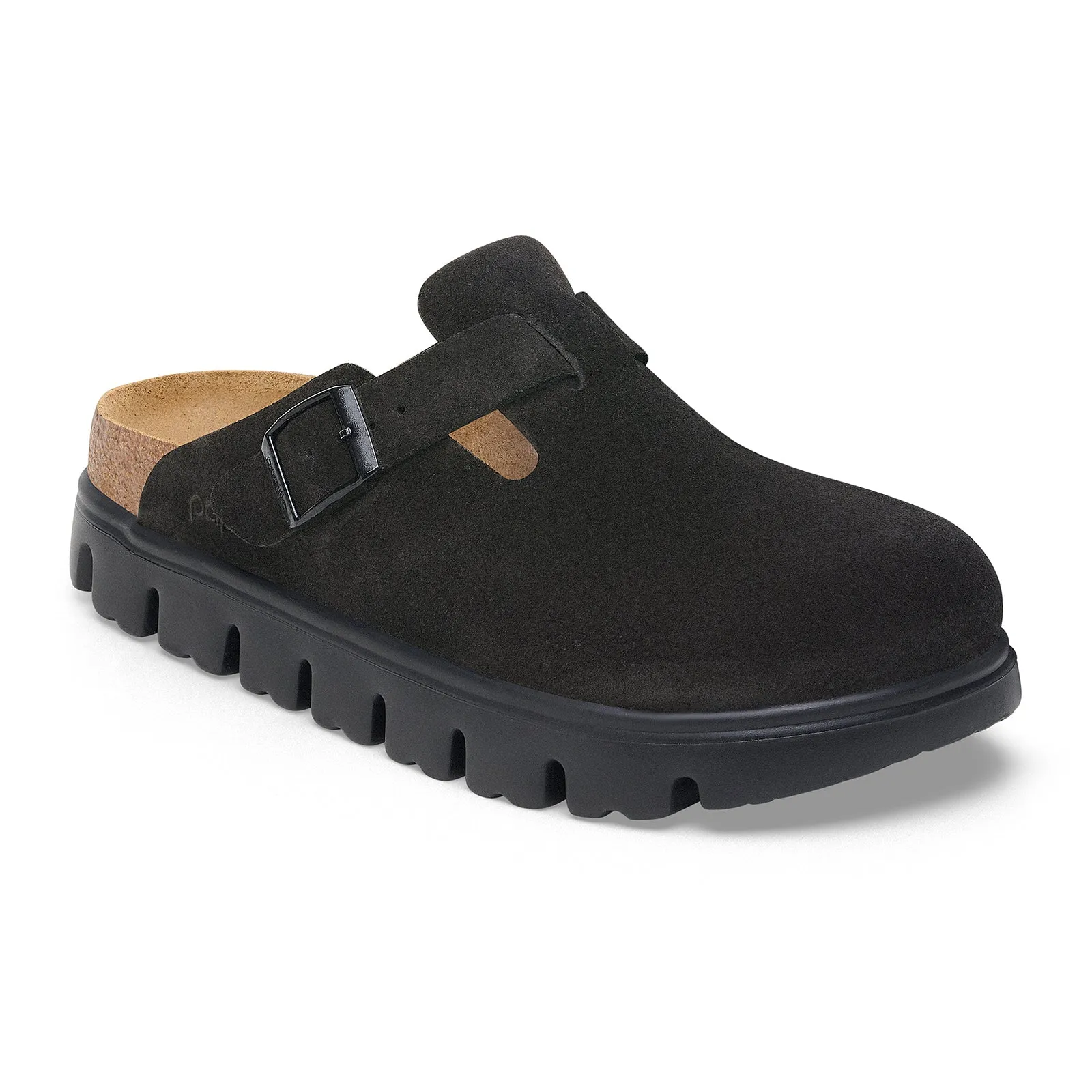 Birkenstock Boston Chunky Narrow Clog (Women) - Black Suede