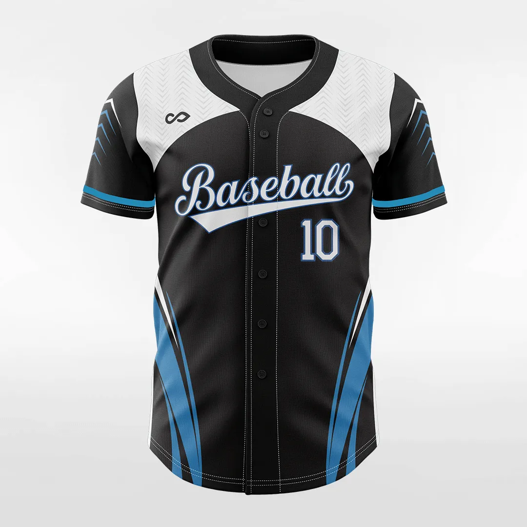 Blackfish - Customized Men's Sublimated Button Down Baseball Jersey