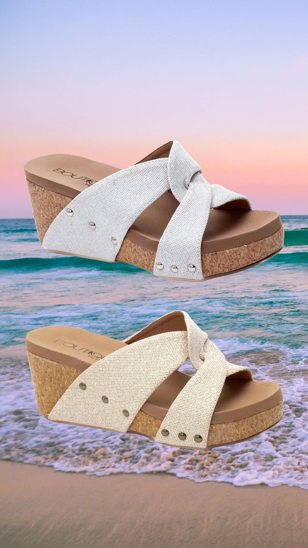 Bonny Wedge by Corky’s - Gold Shimmer