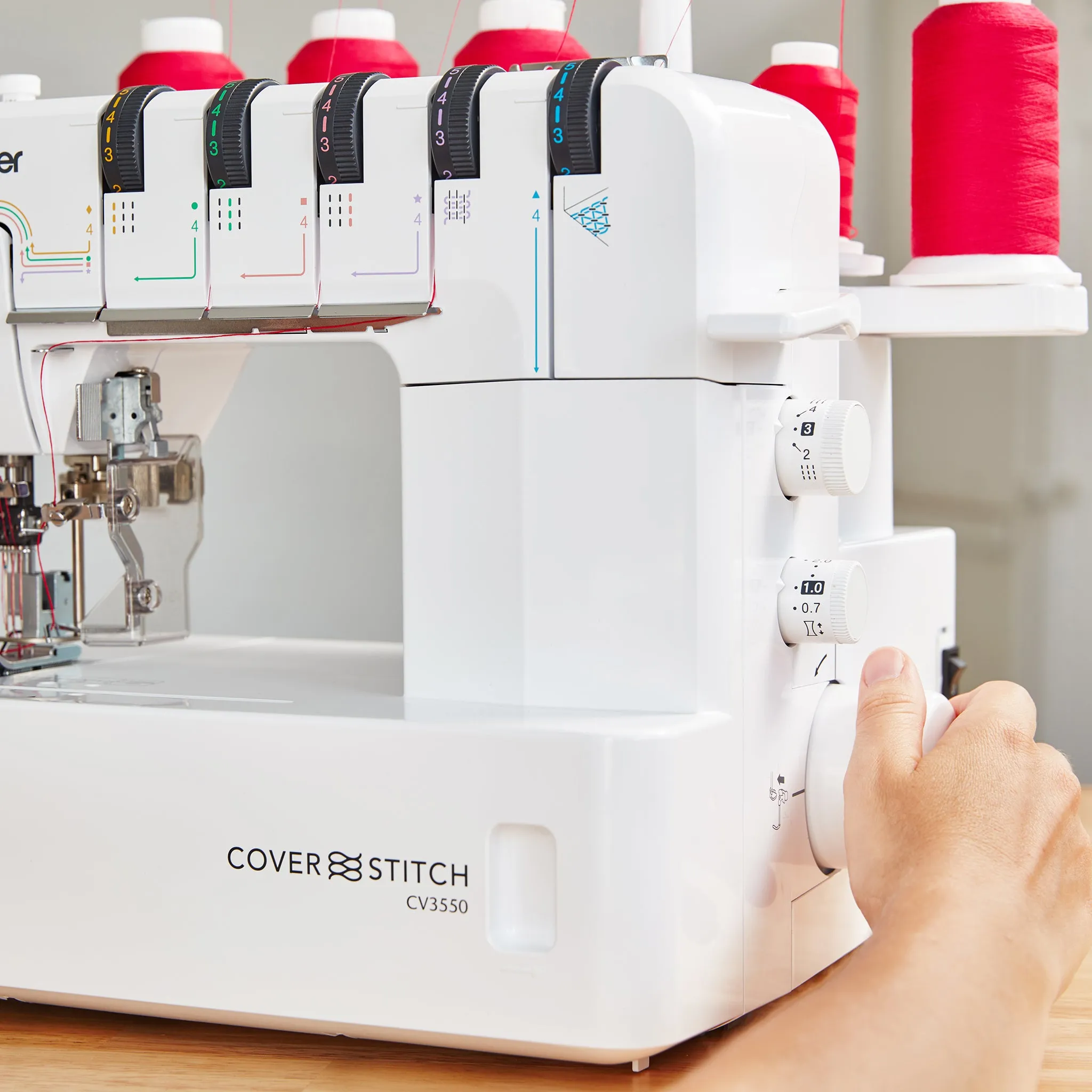 Brother CV3550 Double-Sided Cover Stitch Machine