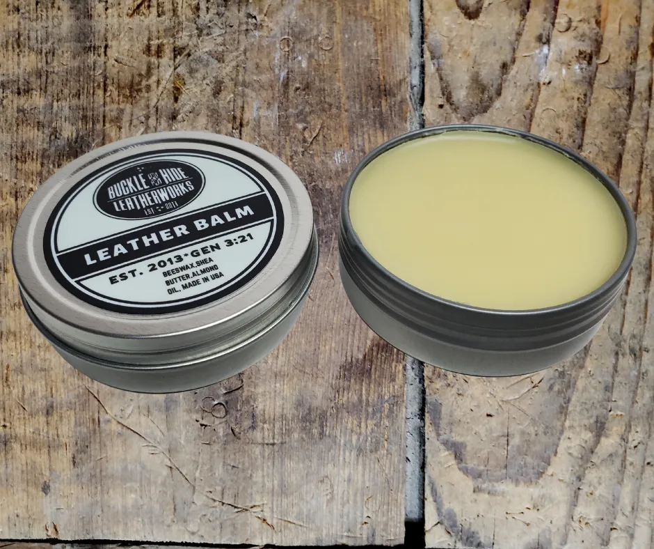 Buckle and Hide Leather Balm