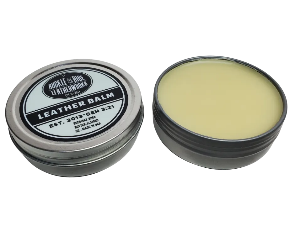 Buckle and Hide Leather Balm