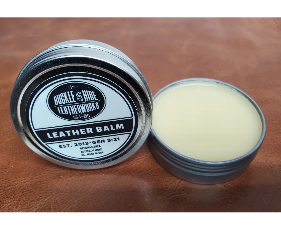 Buckle and Hide Leather Balm