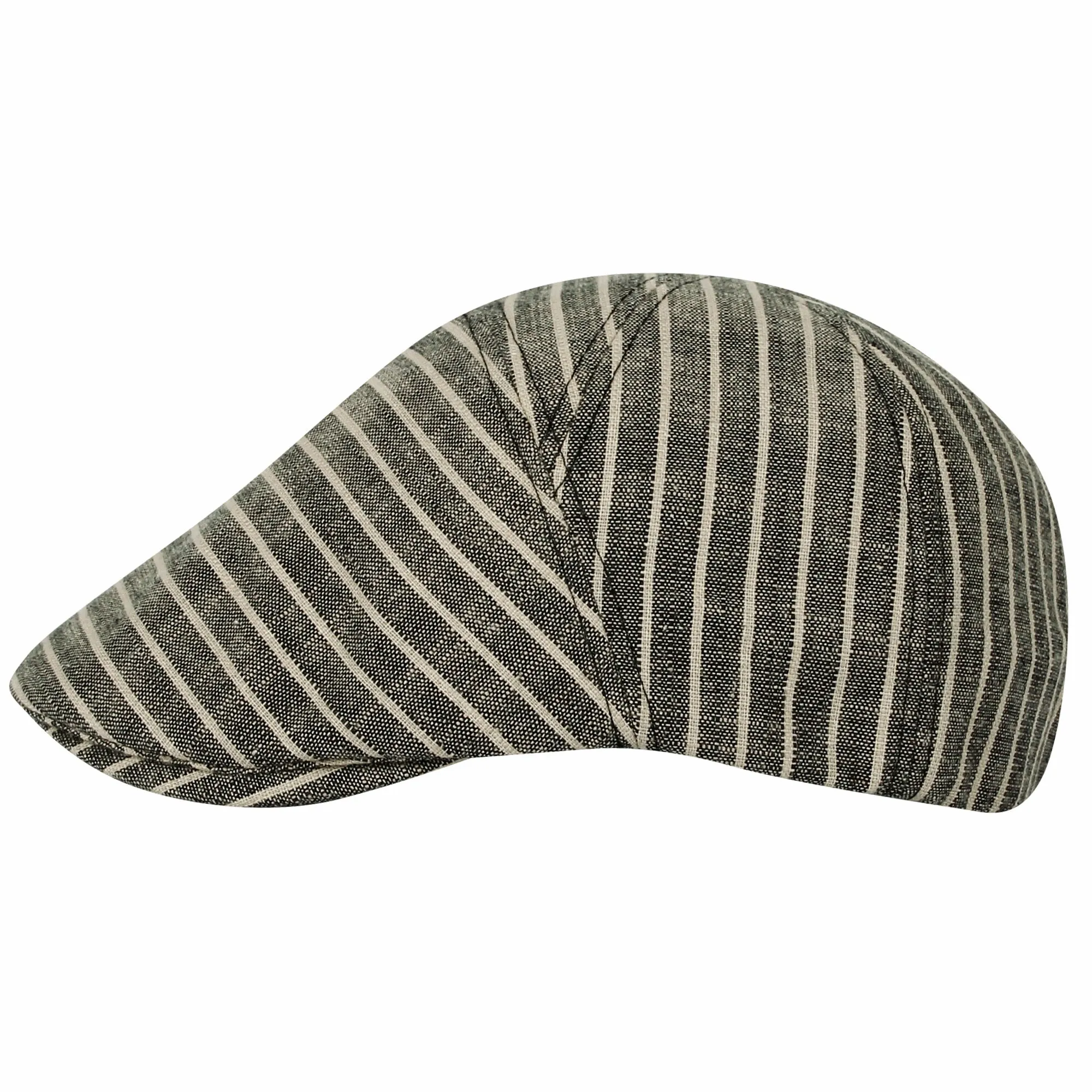 Cotton Summer Stripe Newsboy Hat Adjustable Flat Cap SL31275