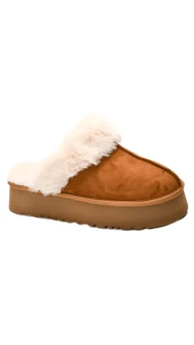 Cuddle Up Slip-On Shoe by Corky’s - Tobacco