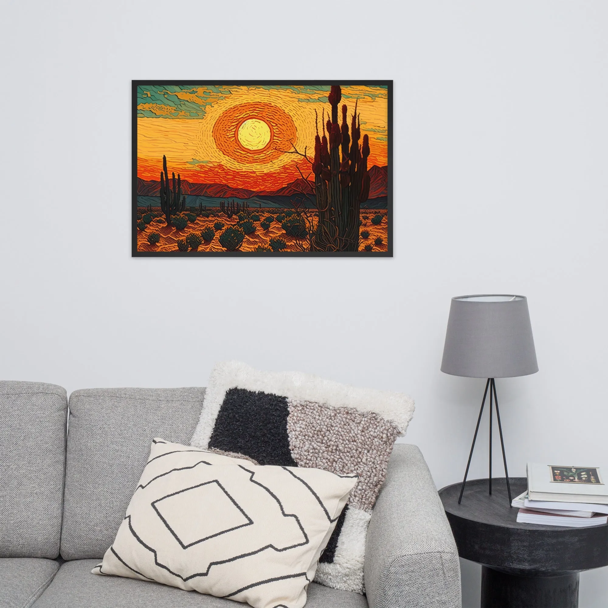 Desert Sunset Painting Edition