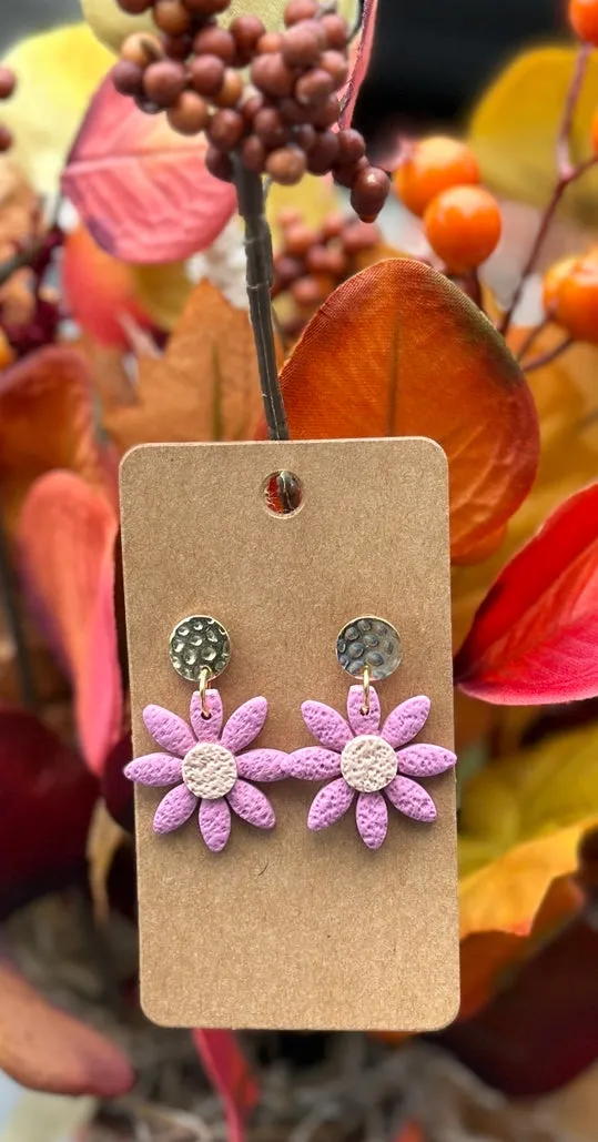 Fall/Halloween Clay Earrings