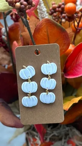 Fall/Halloween Clay Earrings