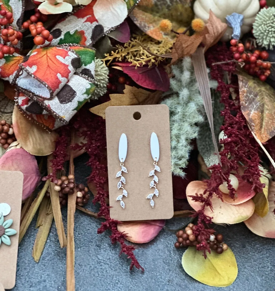 Fall/Halloween Clay Earrings