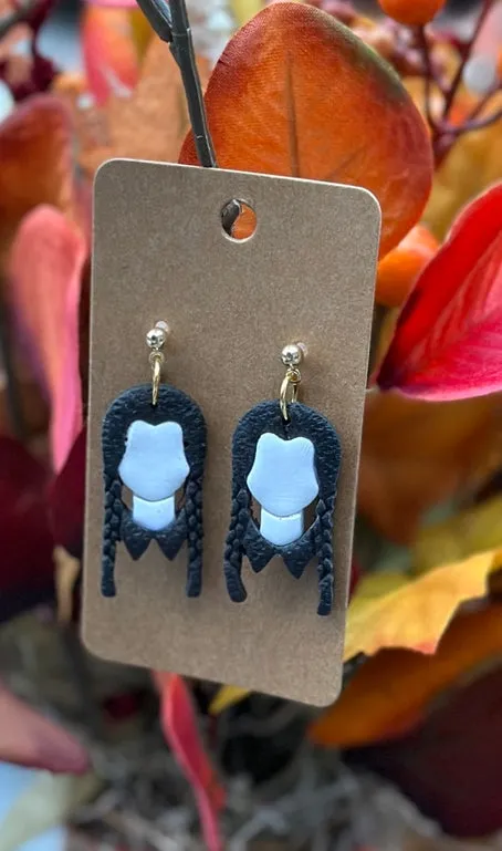 Fall/Halloween Clay Earrings