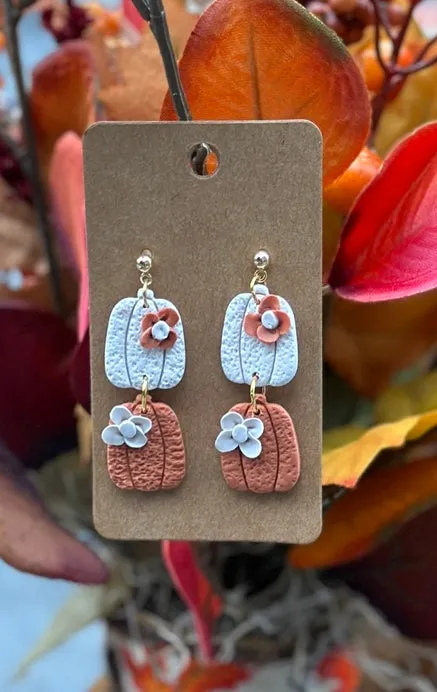 Fall/Halloween Clay Earrings