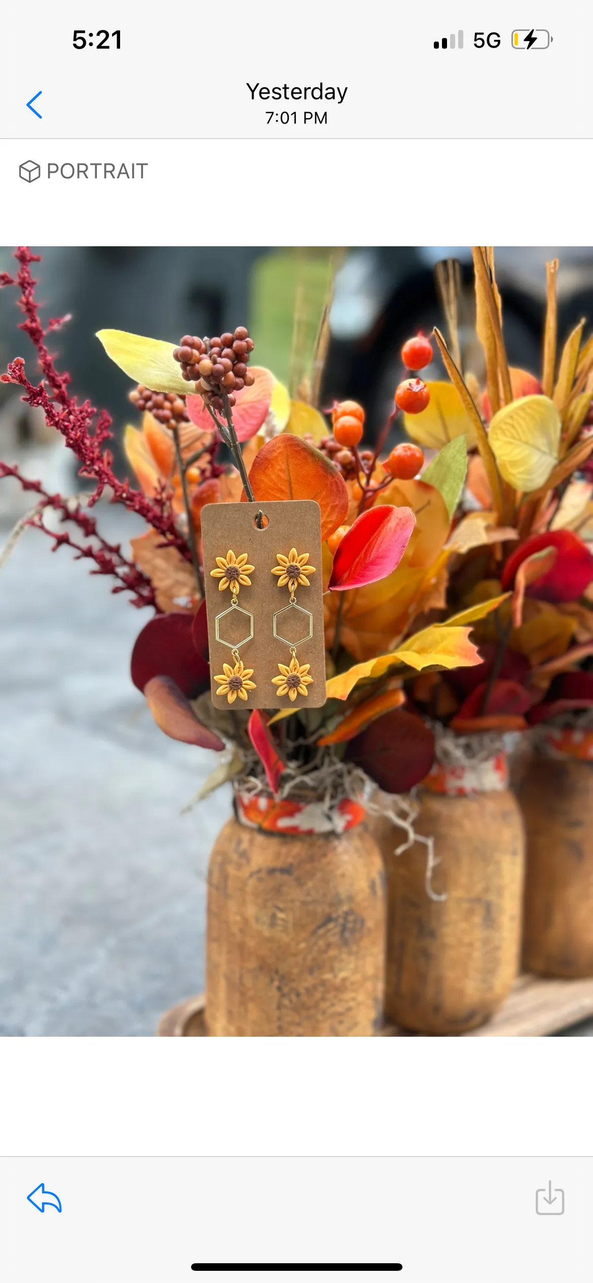 Fall/Halloween Clay Earrings