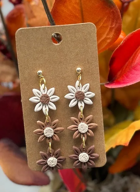 Fall/Halloween Clay Earrings