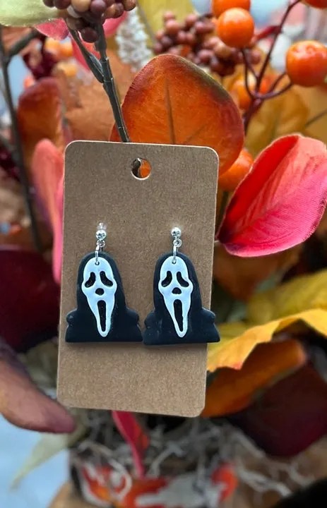 Fall/Halloween Clay Earrings