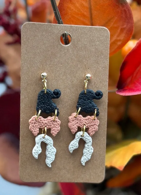 Fall/Halloween Clay Earrings