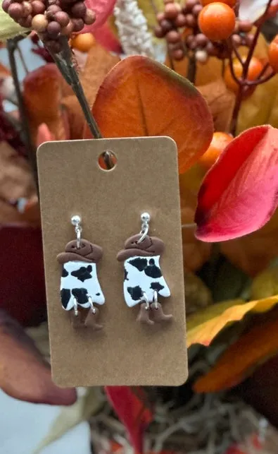 Fall/Halloween Clay Earrings