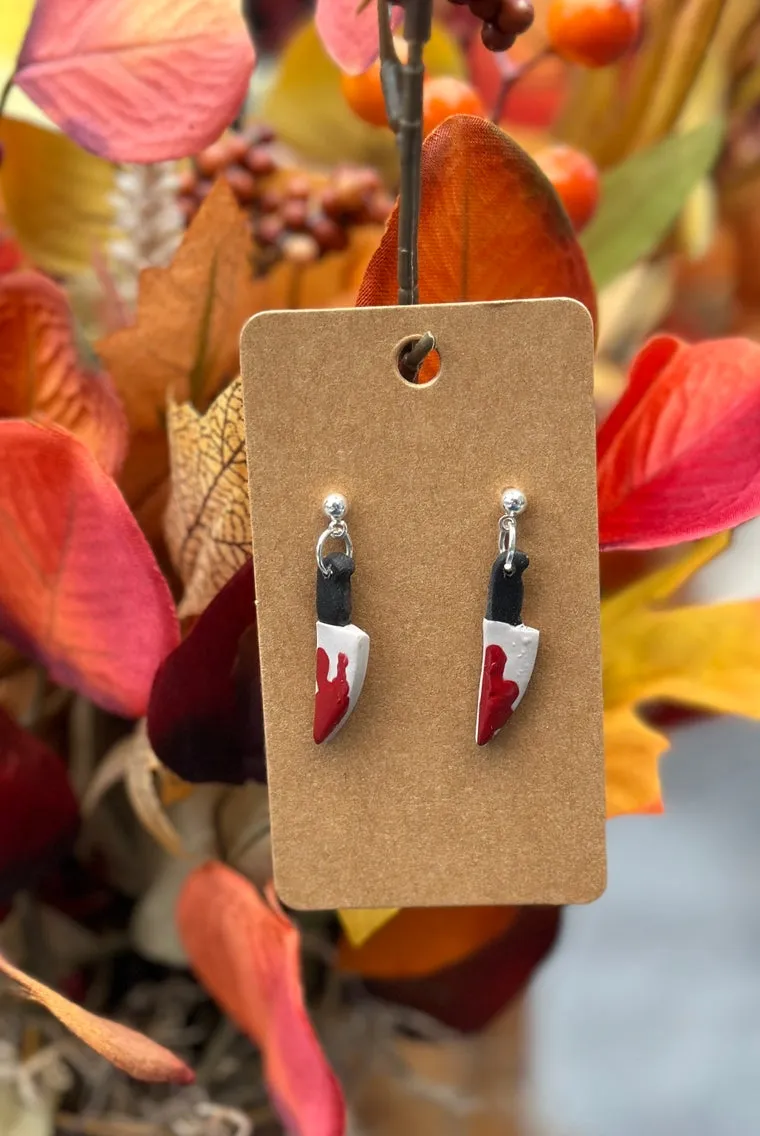 Fall/Halloween Clay Earrings