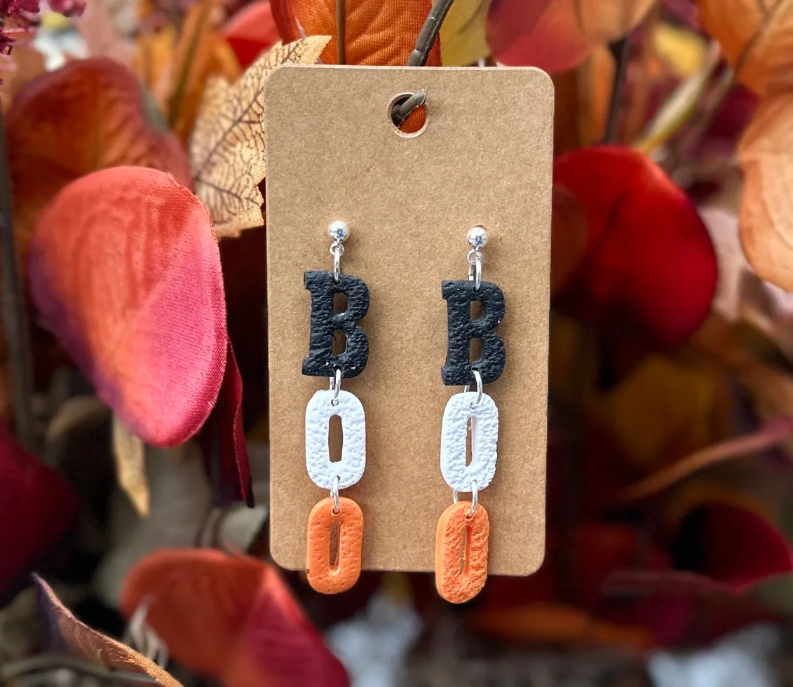 Fall/Halloween Clay Earrings