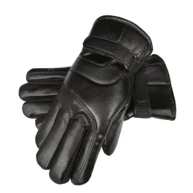 Fleece Lined Leather Gloves Cozy Winter Holiday Gift