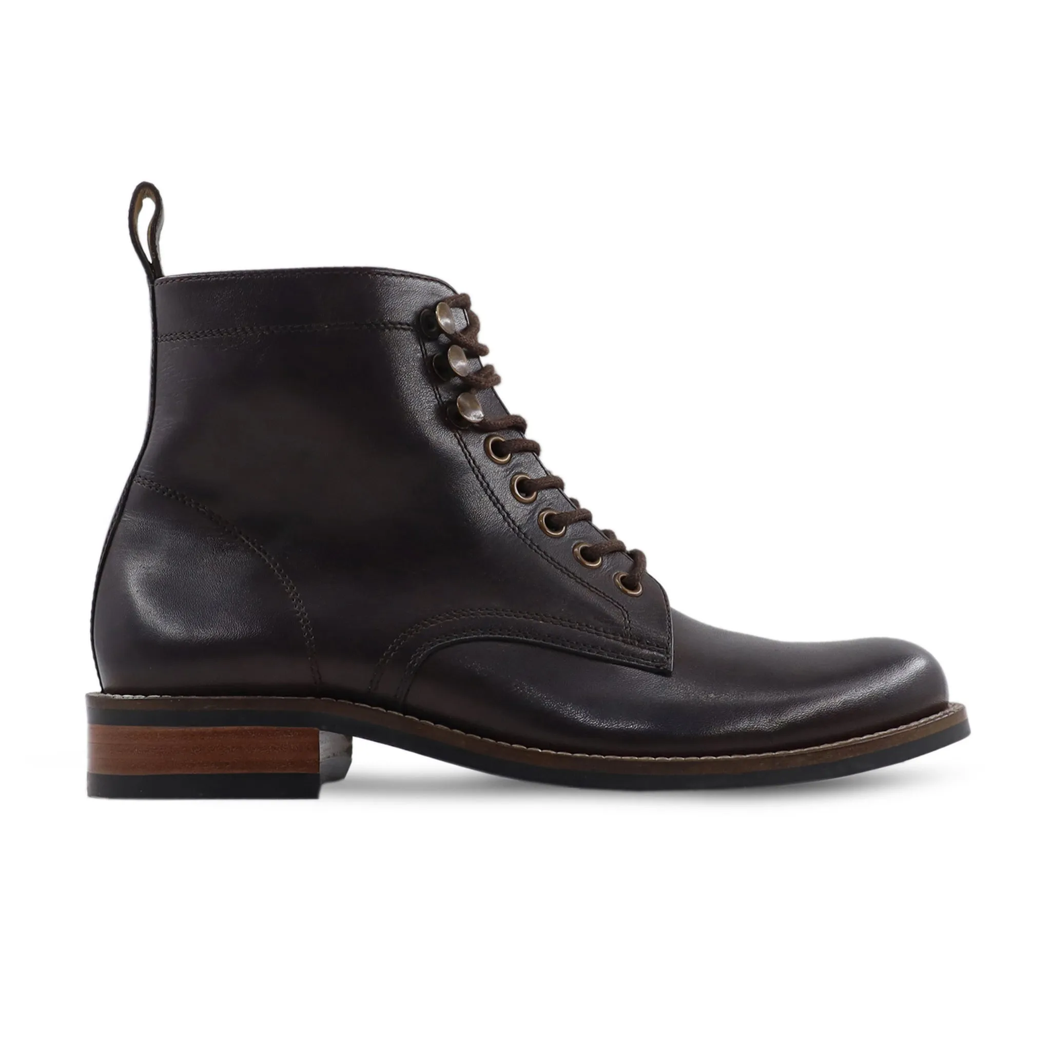 Ganser - Men's Dark Brown Calf Leather Boot