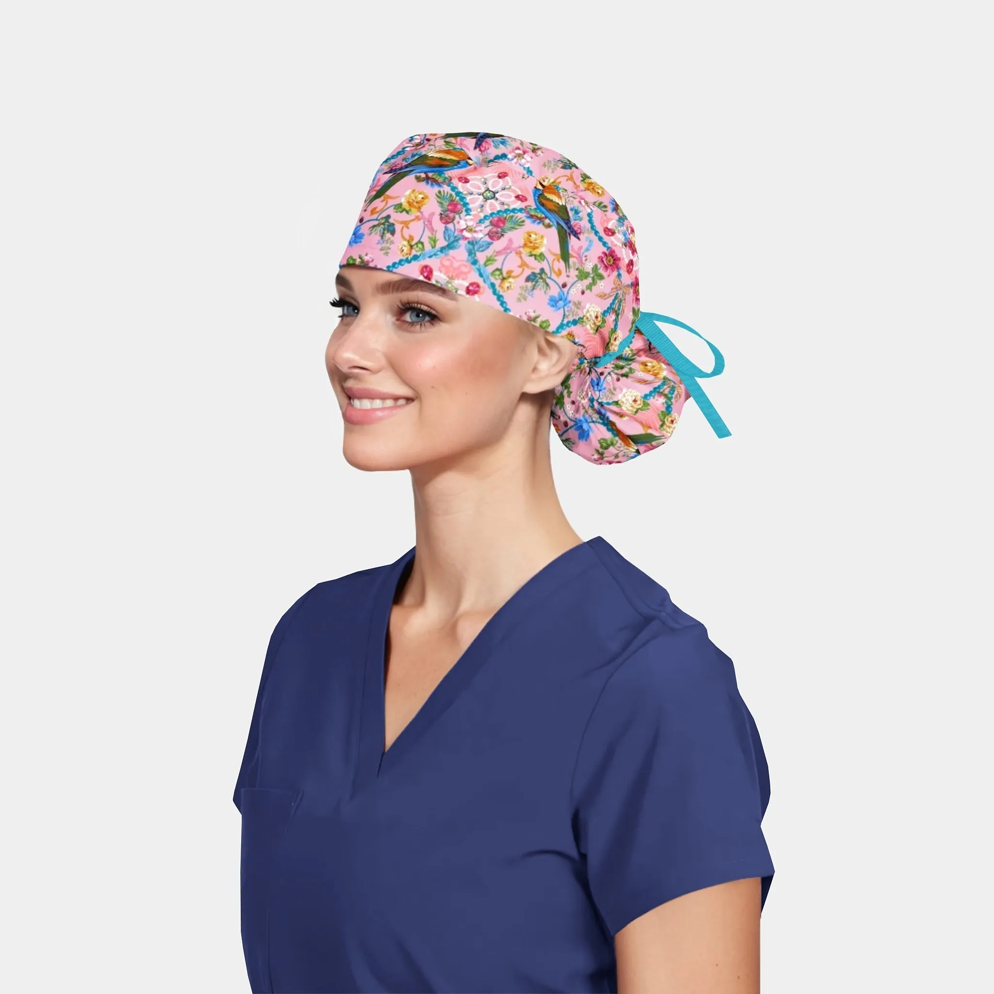 Gardens of Versailles - Pony Surgical Scrub Cap