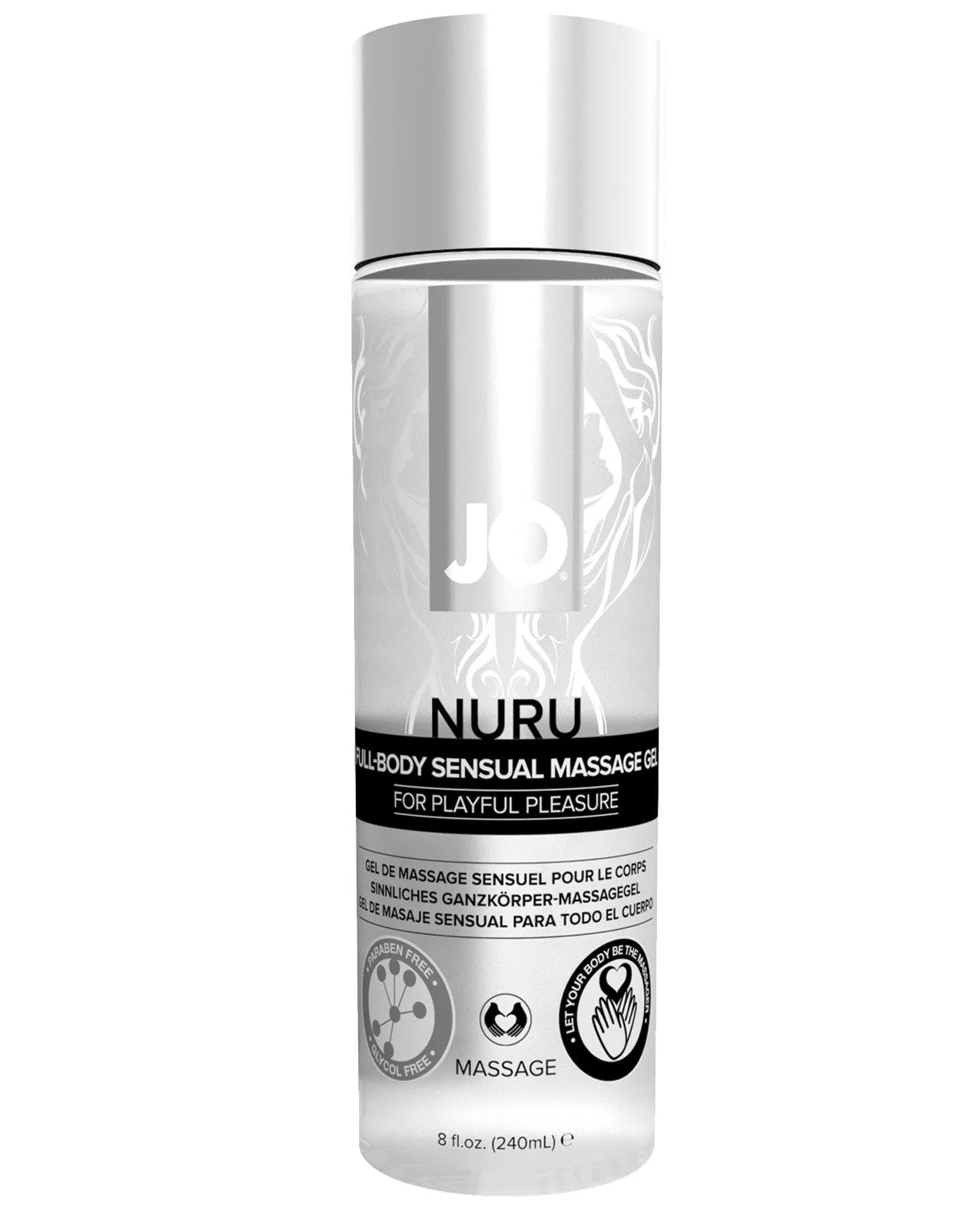 JO Nuru Full Body Sensual Massage Gel - 8 oz