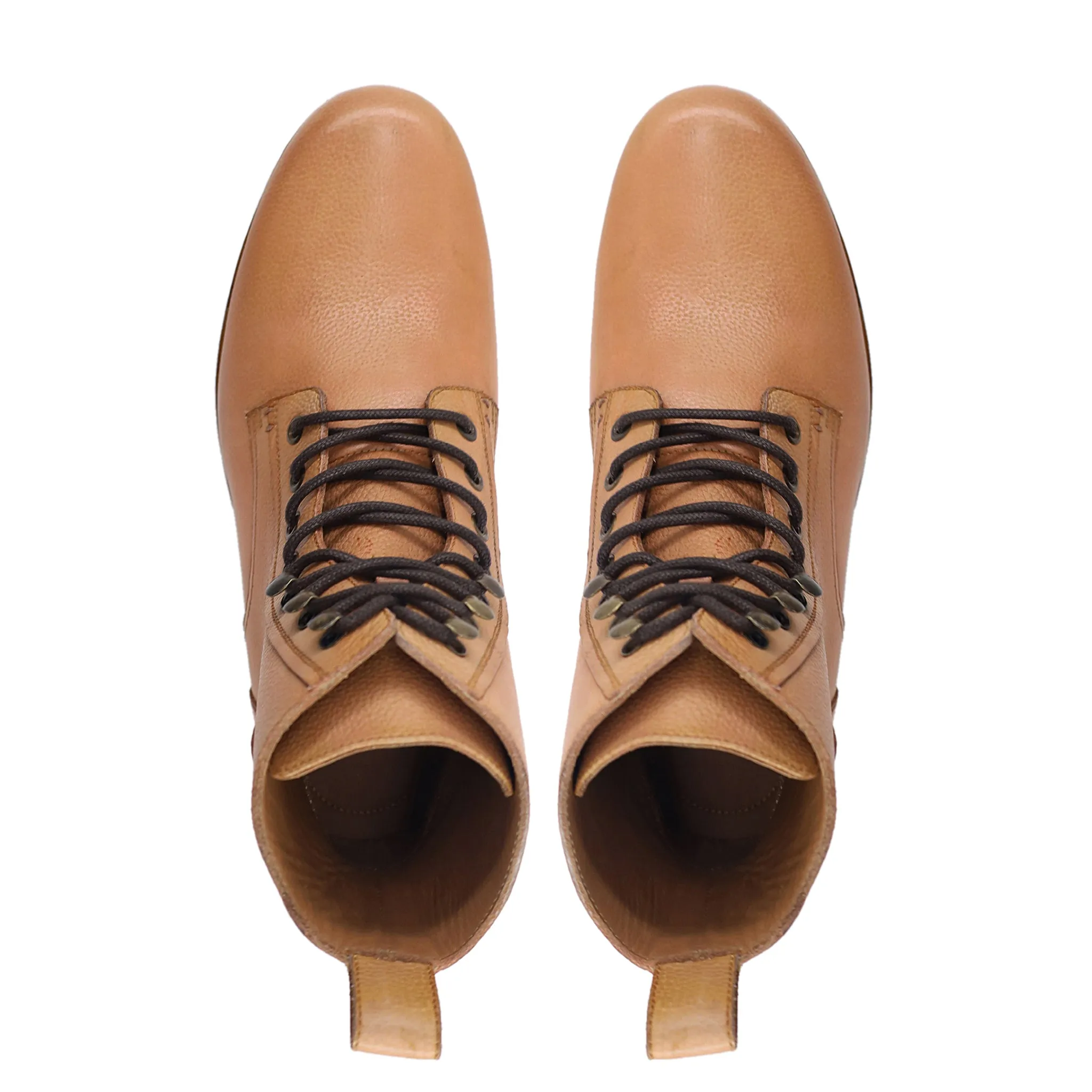 Kazuhio - Men's Tan Calf Leather Boot