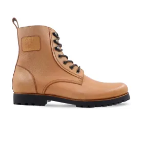 Kazuhio - Men's Tan Calf Leather Boot