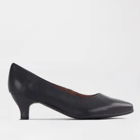 Kitten heel Court shoe in Black - 10984