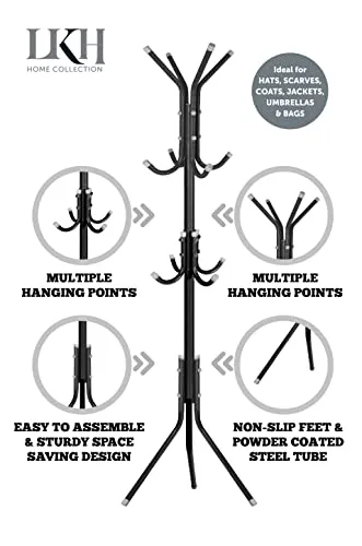 LKH Metal Coat Hanger Tree