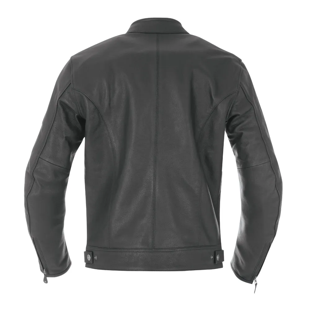 Oxford Bladon Contemporary Motorcycle Leather Jacket Black