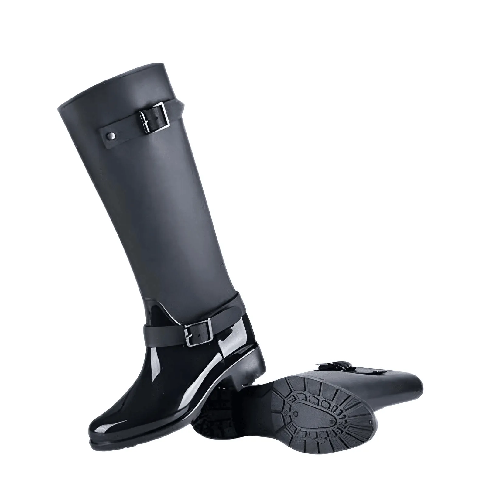 Pure Color Women's Rain Boots