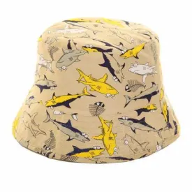 Shark Print Bush hat Sun Hat ( 3 colour options)