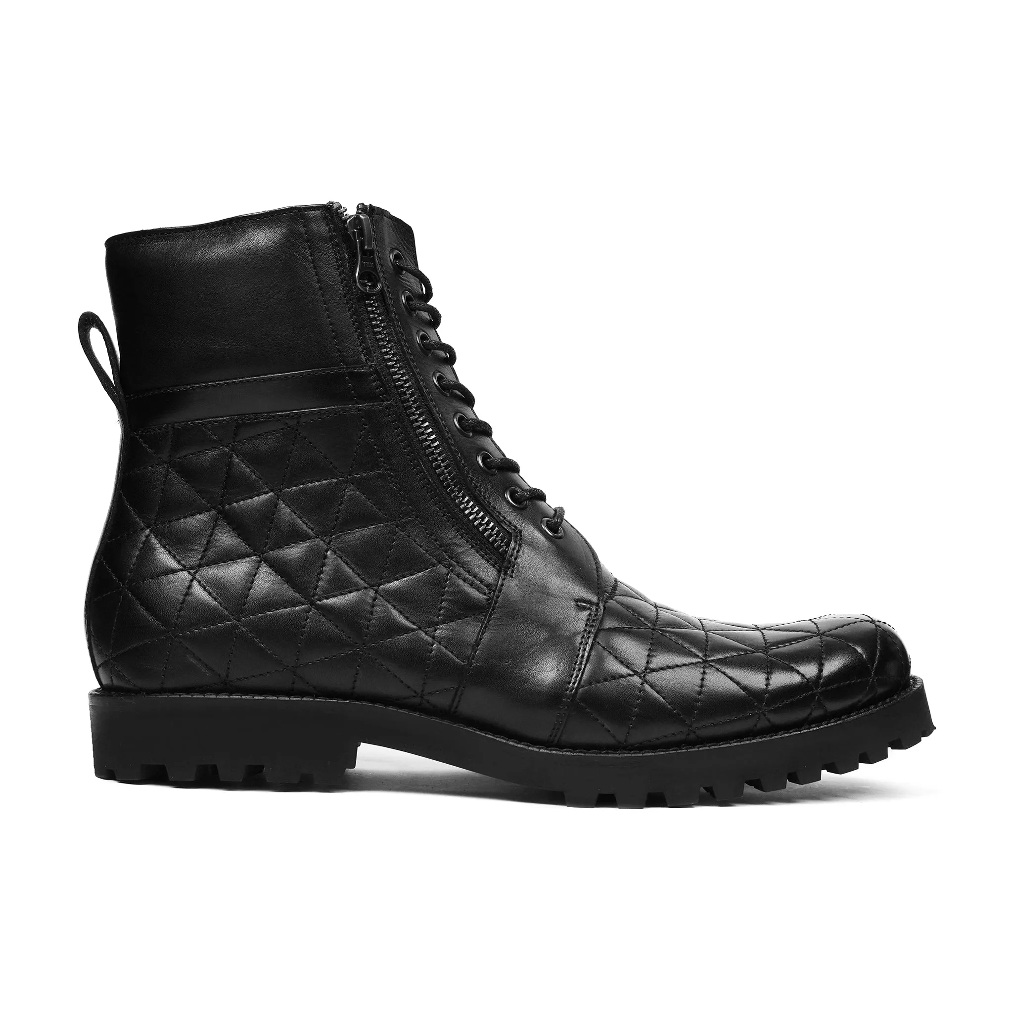 Testsuo - Men's Black Calf Leather Boot