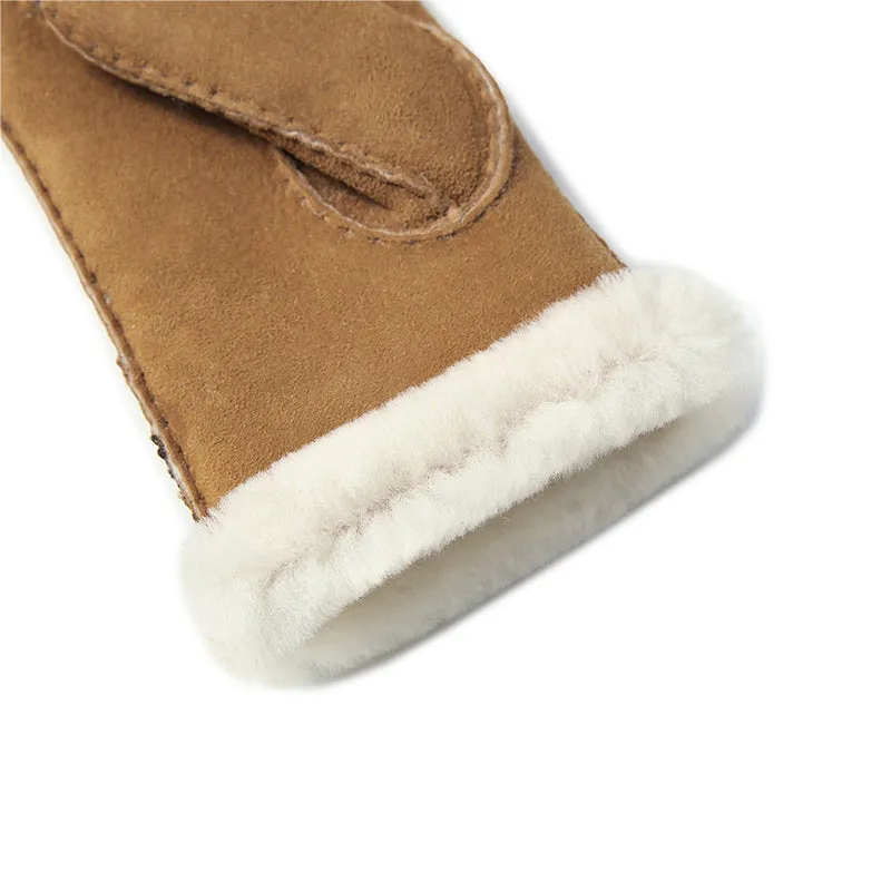 UGG Knit Sheepskin Gloves