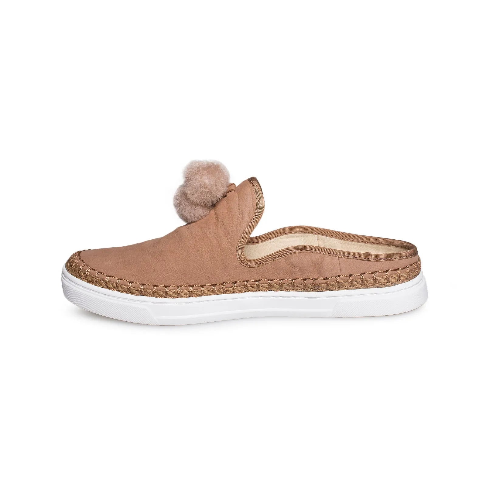 UGG Puff Slip On Sandalwood Shoes - Women's