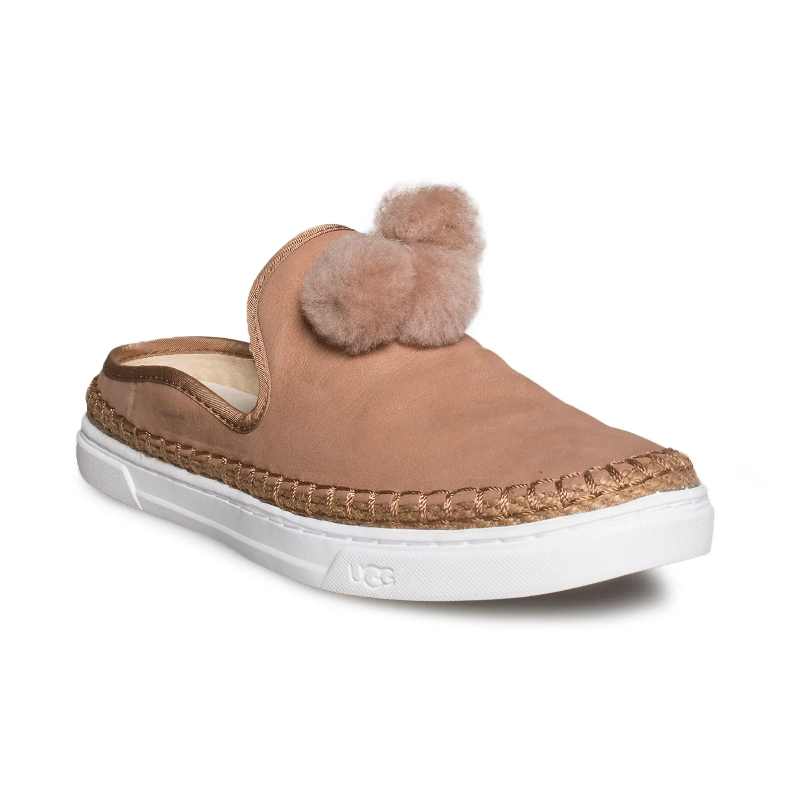 UGG Puff Slip On Sandalwood Shoes - Women's