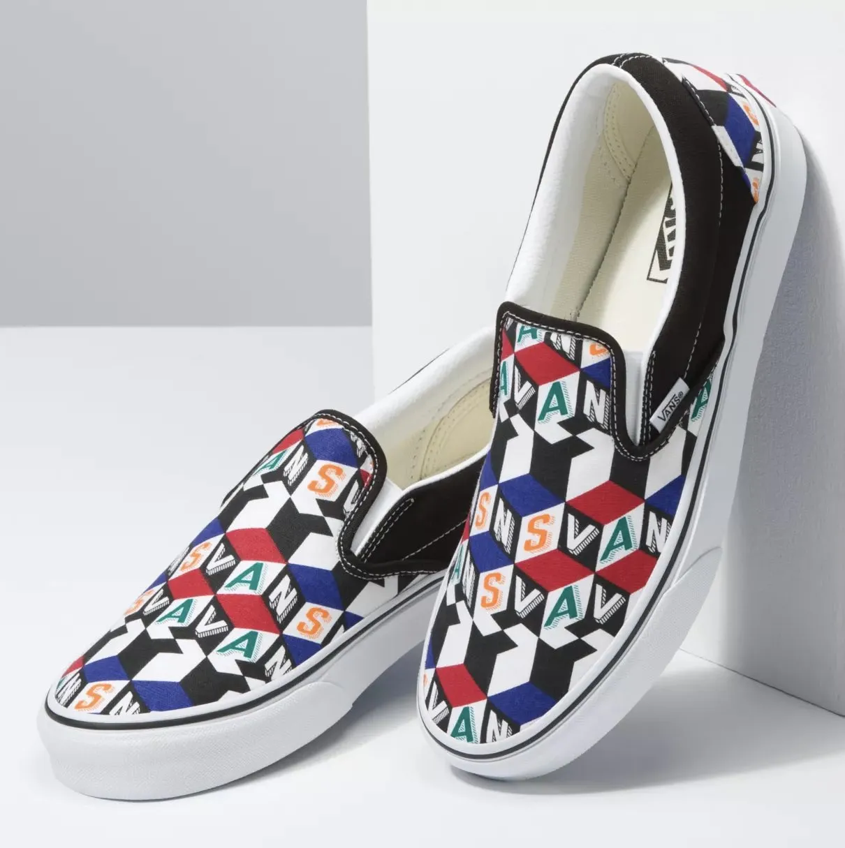 Vans Slip-On Checker Cube Mutli