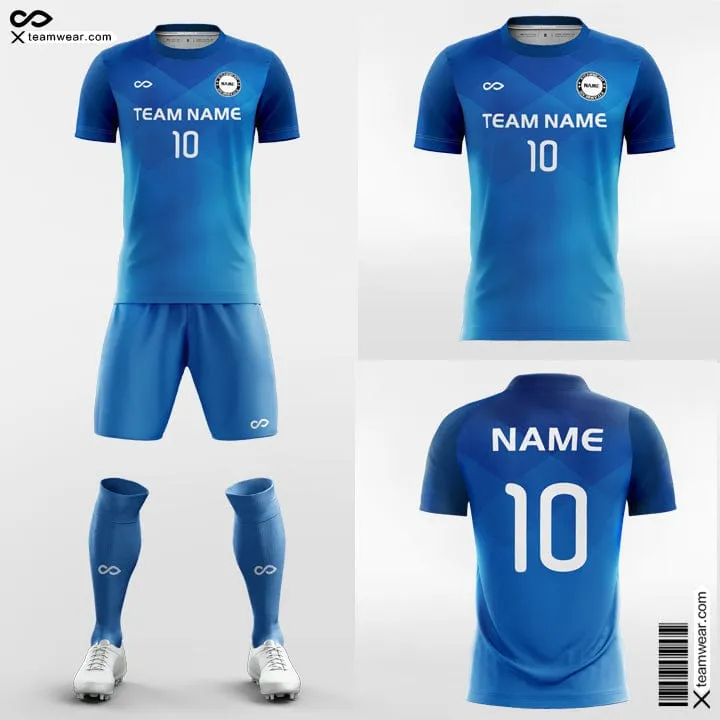 Vintage Blue - Custom Soccer Jerseys Kit Sublimated for University