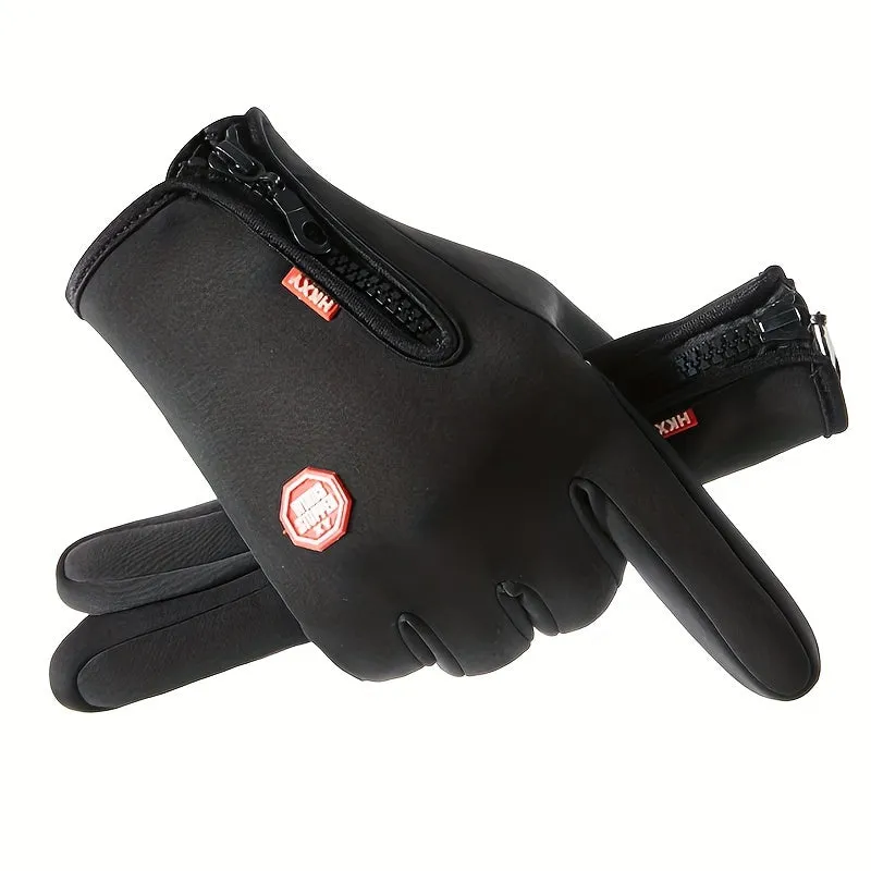 WaterResistant Touchscreen Winter Gloves for Outdoor Activities